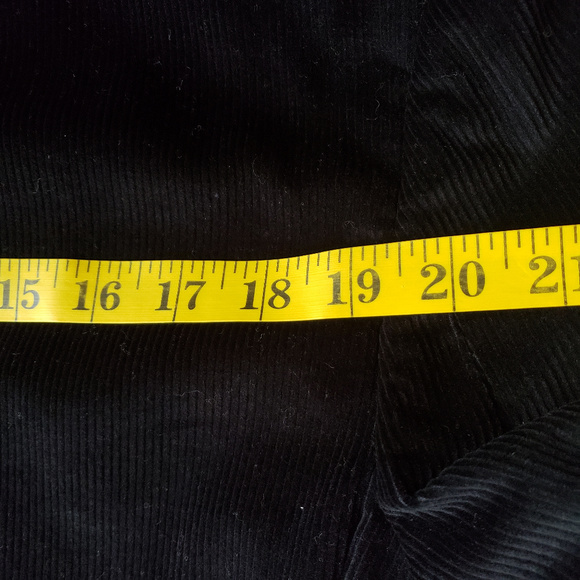 Adolpho Mens 44R Black Cotton Corduroy Sportcoat - Picture 8 of 8